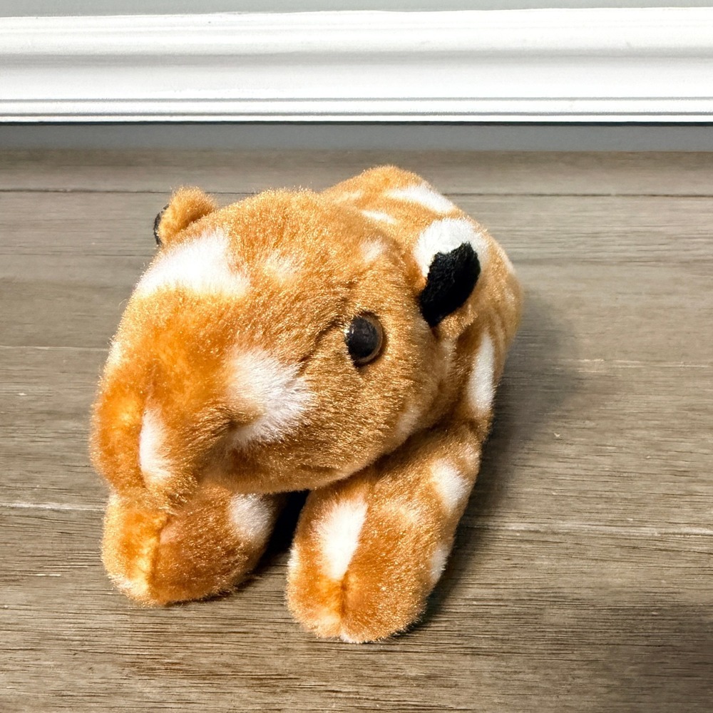 Aurora Small Tapir Calf Mini Flopsie Adorable Stuffed Animal Brown